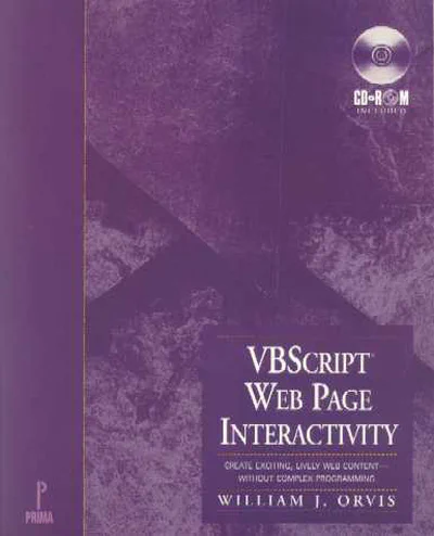 VBScript Web Page Interactivity cover