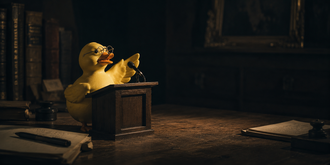 The Duck That Argues Back