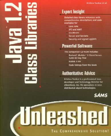 Java 1.2 Class Libraries Unleashed cover