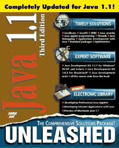 Java 1.1 Unleashed, 3rd Edition cover
