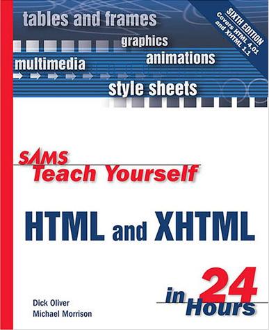 TY HTML and XHTML in 24 Hours, 6th Edition cover
