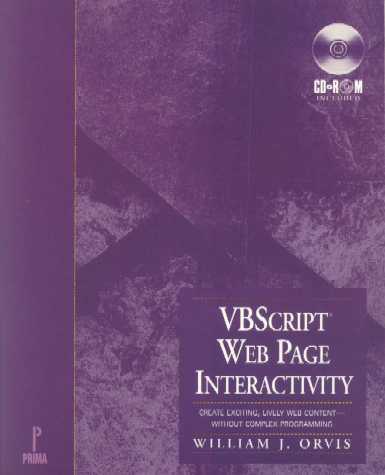 VBScript Web Page Interactivity cover