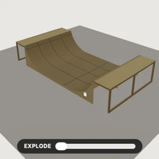 A thumbnail of the Ramp Designer's 3D ramp model.